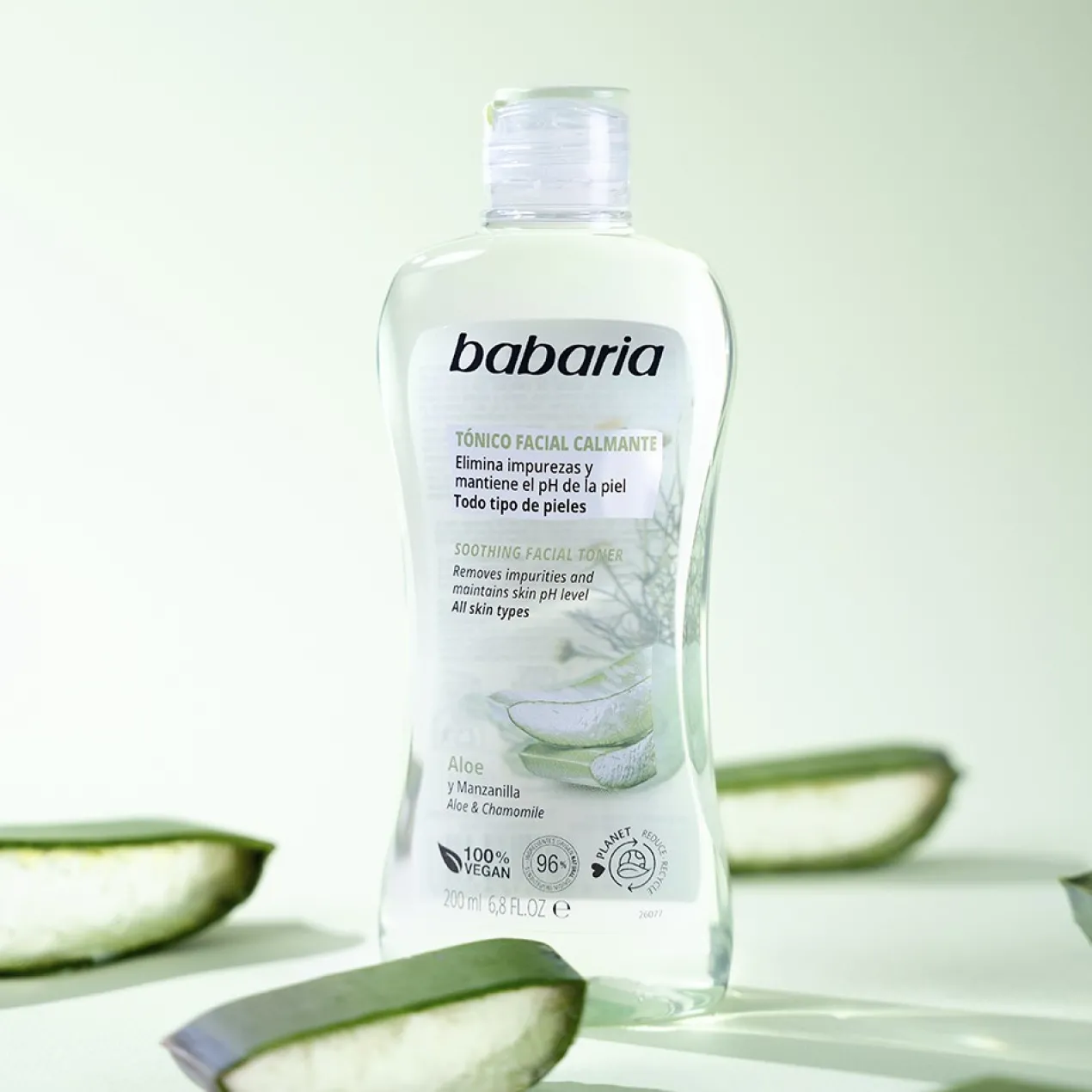 Tónico Facial Calmante Aloé e Camomila