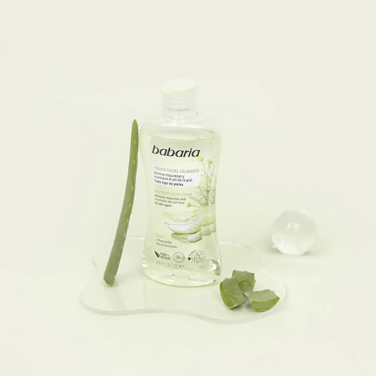 Tónico Facial Calmante Aloé e Camomila
