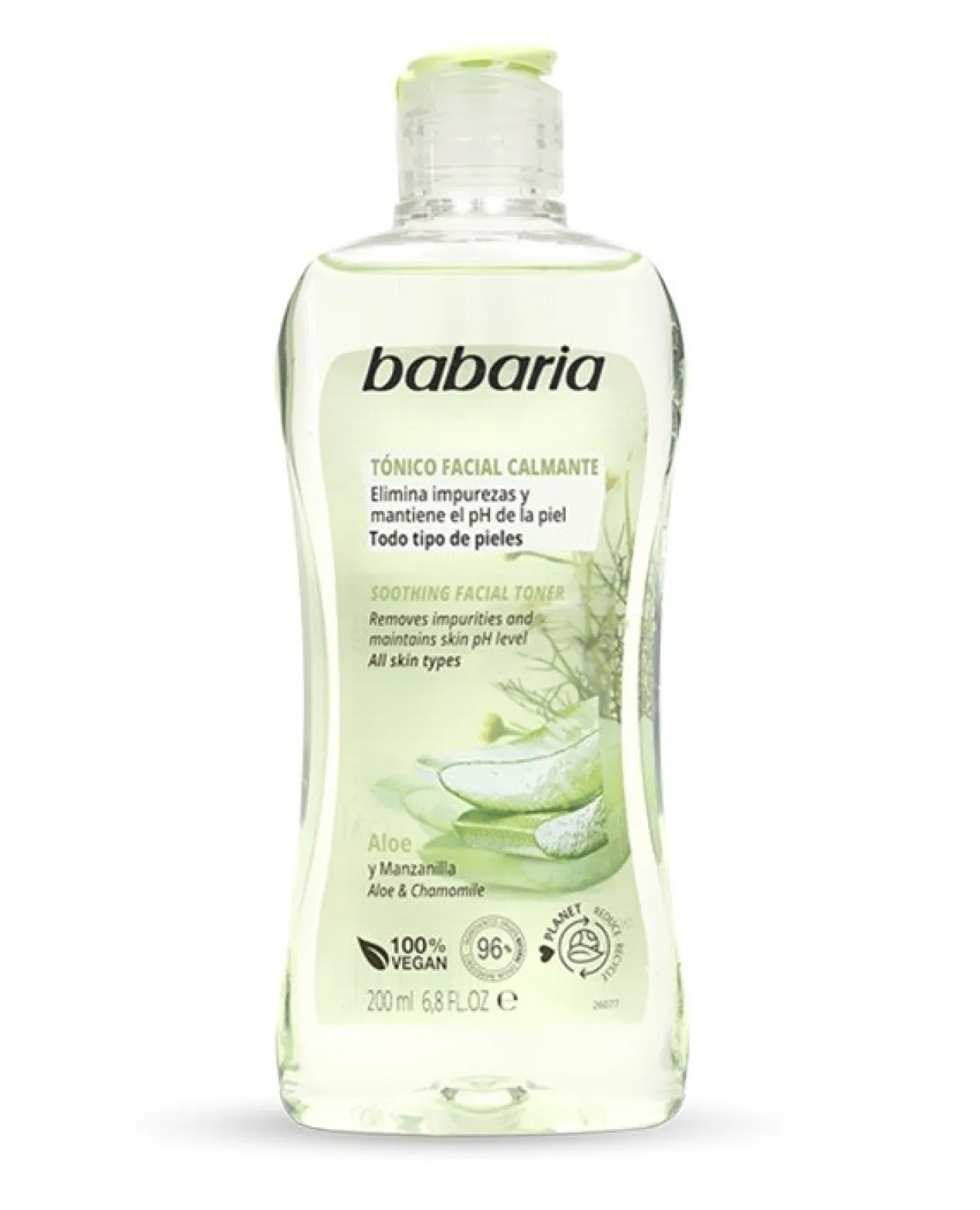 Tónico Facial Calmante Aloé e Camomila
