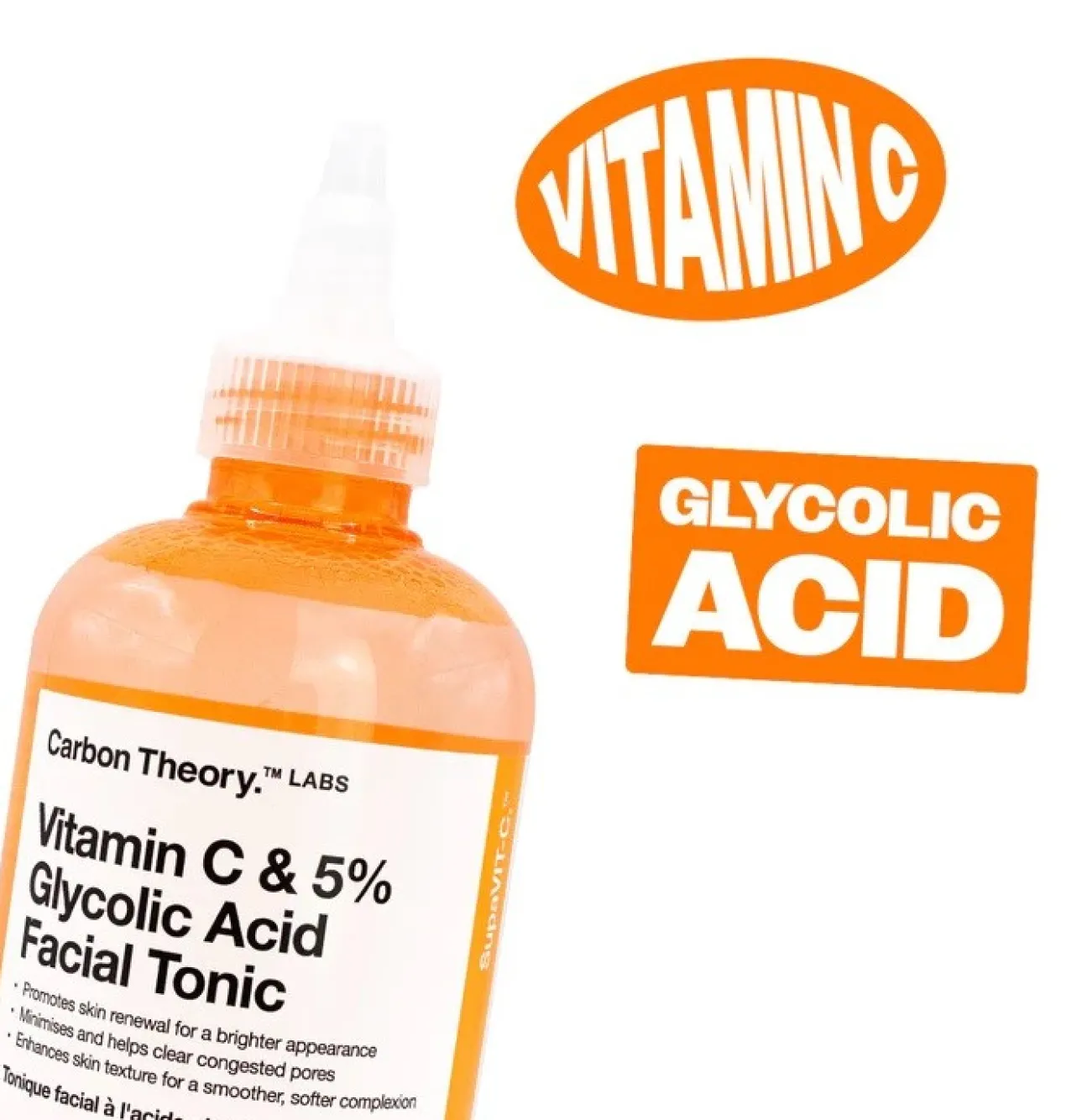 Tónico Facial com 5% de Ácido Glicólico e Vitamina C