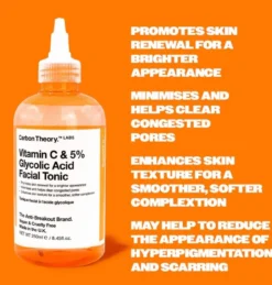 Tónico Facial com 5% de Ácido Glicólico e Vitamina C