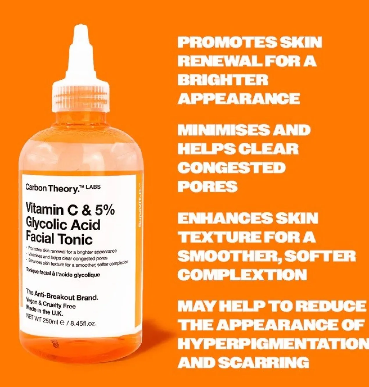 Tónico Facial com 5% de Ácido Glicólico e Vitamina C