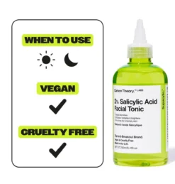 Tónico Facial com 2% de Ácido Salicílico