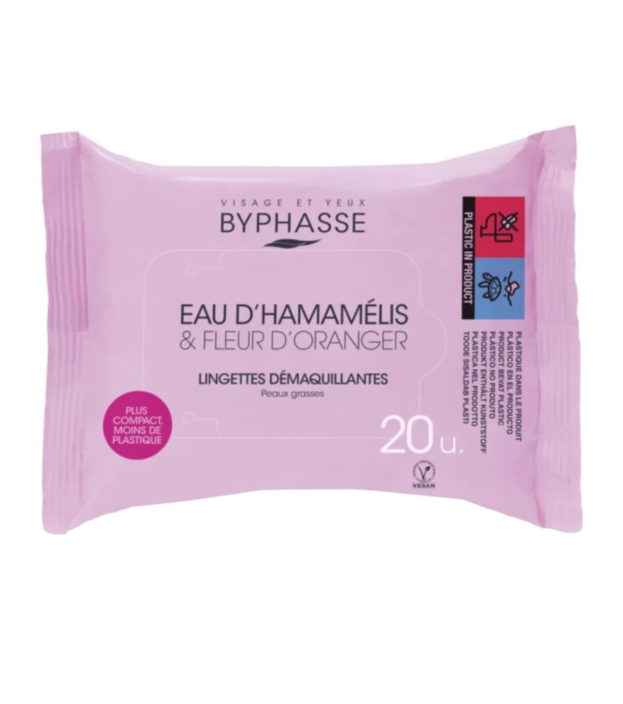 Toalhetes Desmaquilhantes com Água de Hamamélis