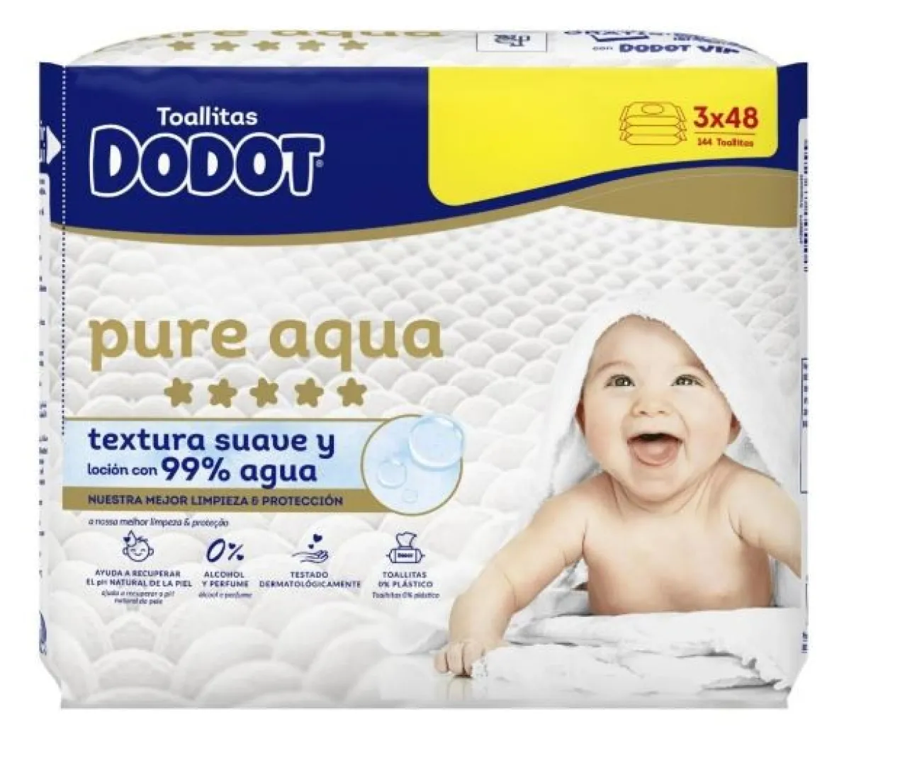 Toalhitas Bebé Cuidado Total Aqua
