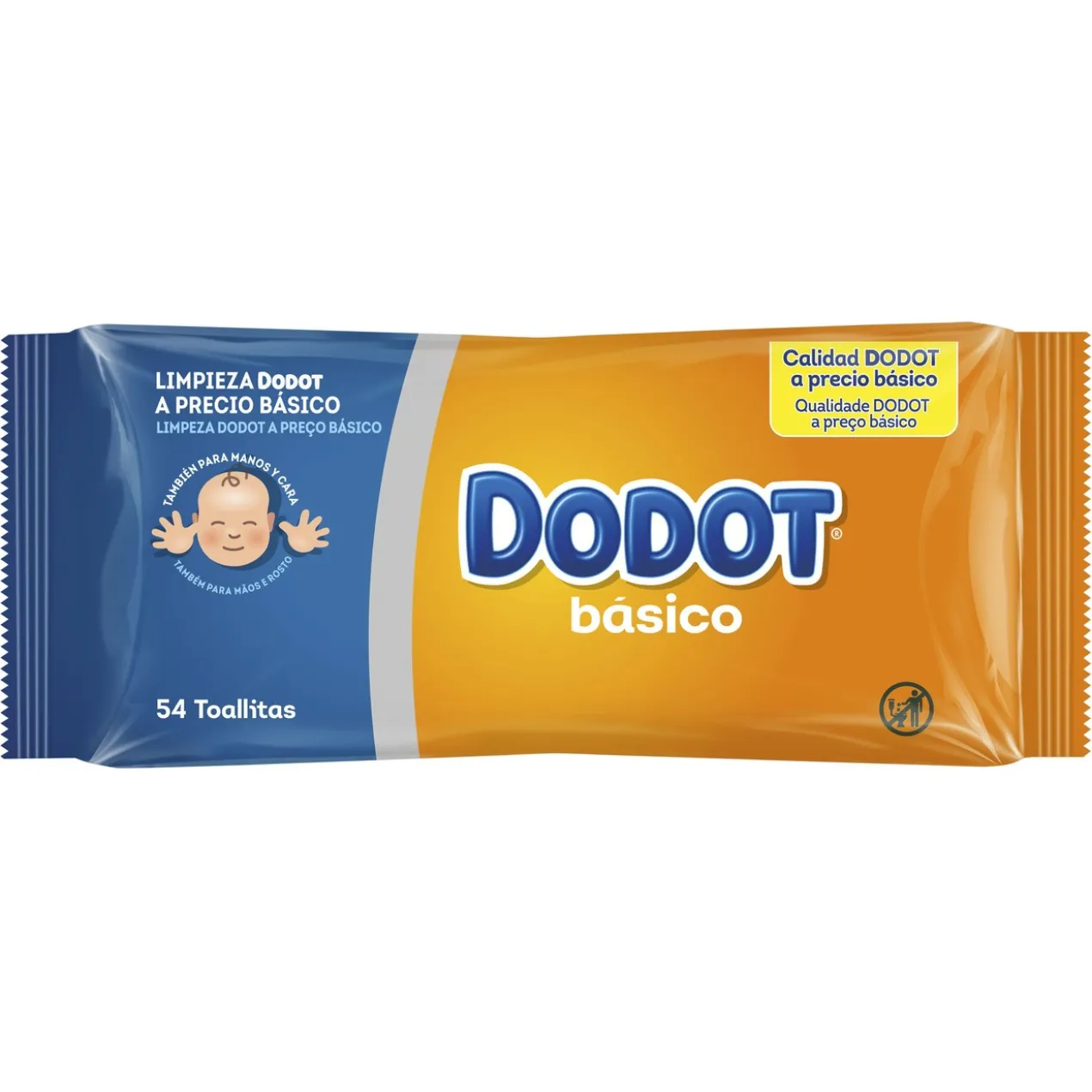 Toalhitas Dodot Básico para Bebés