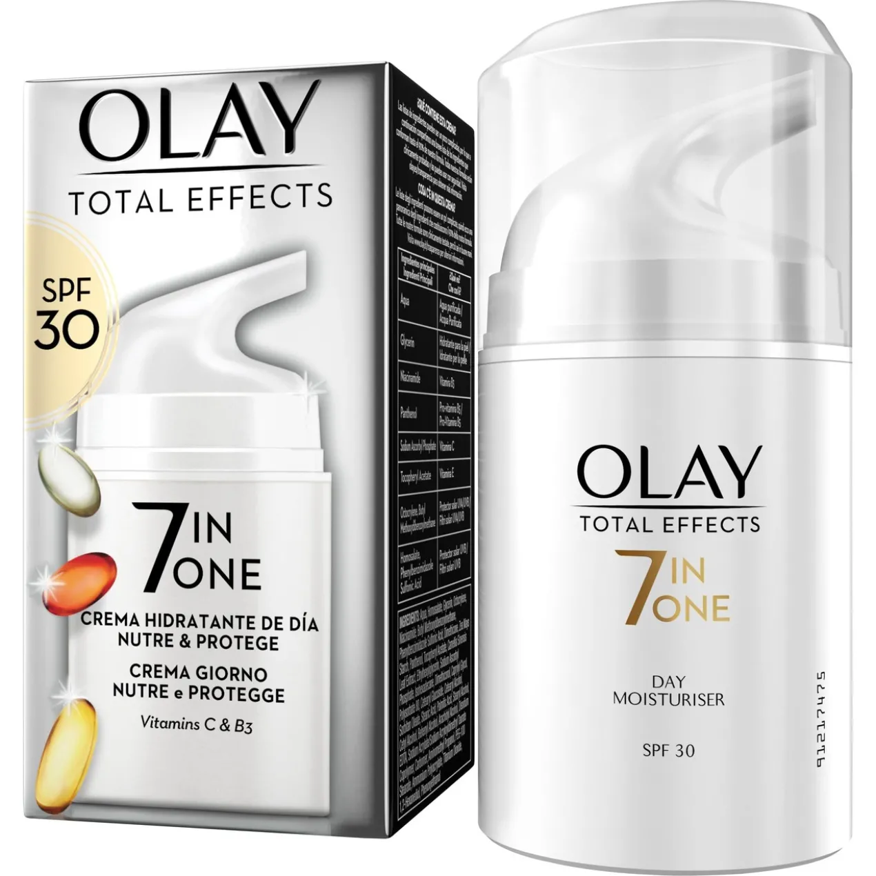Total Effects Creme Antienvelhecimento Hidratante SPF30