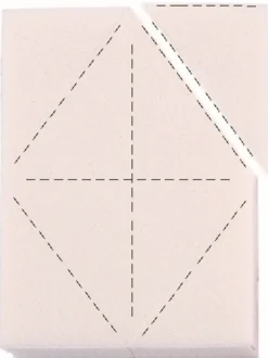 Triângulos de Látex Maquilhagem