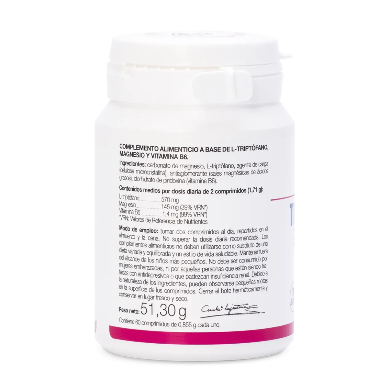 Triptofano com Magnésio + Vitamina B6