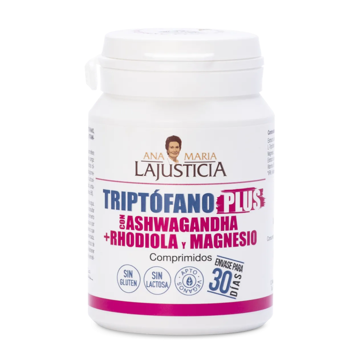 Triptofano Plus com Ashwagandha + Rhodiola e Magnésio