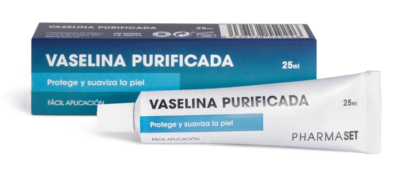 Tubo de vaselina purificada