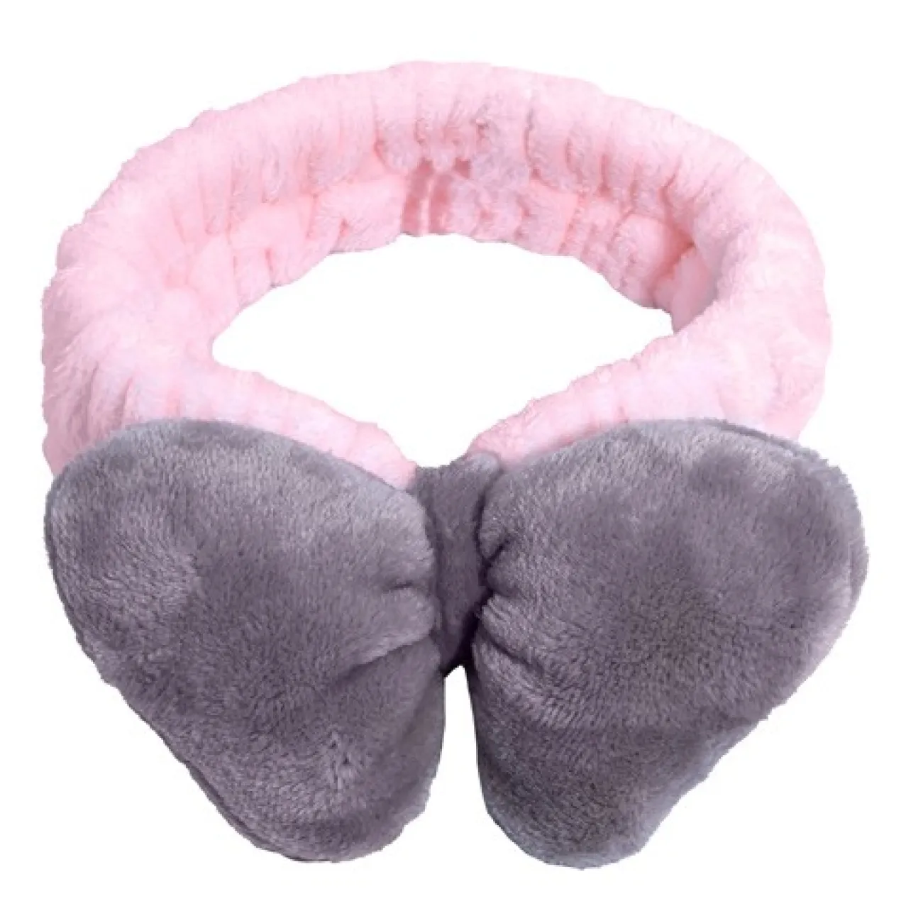 Turbante com laço castanho