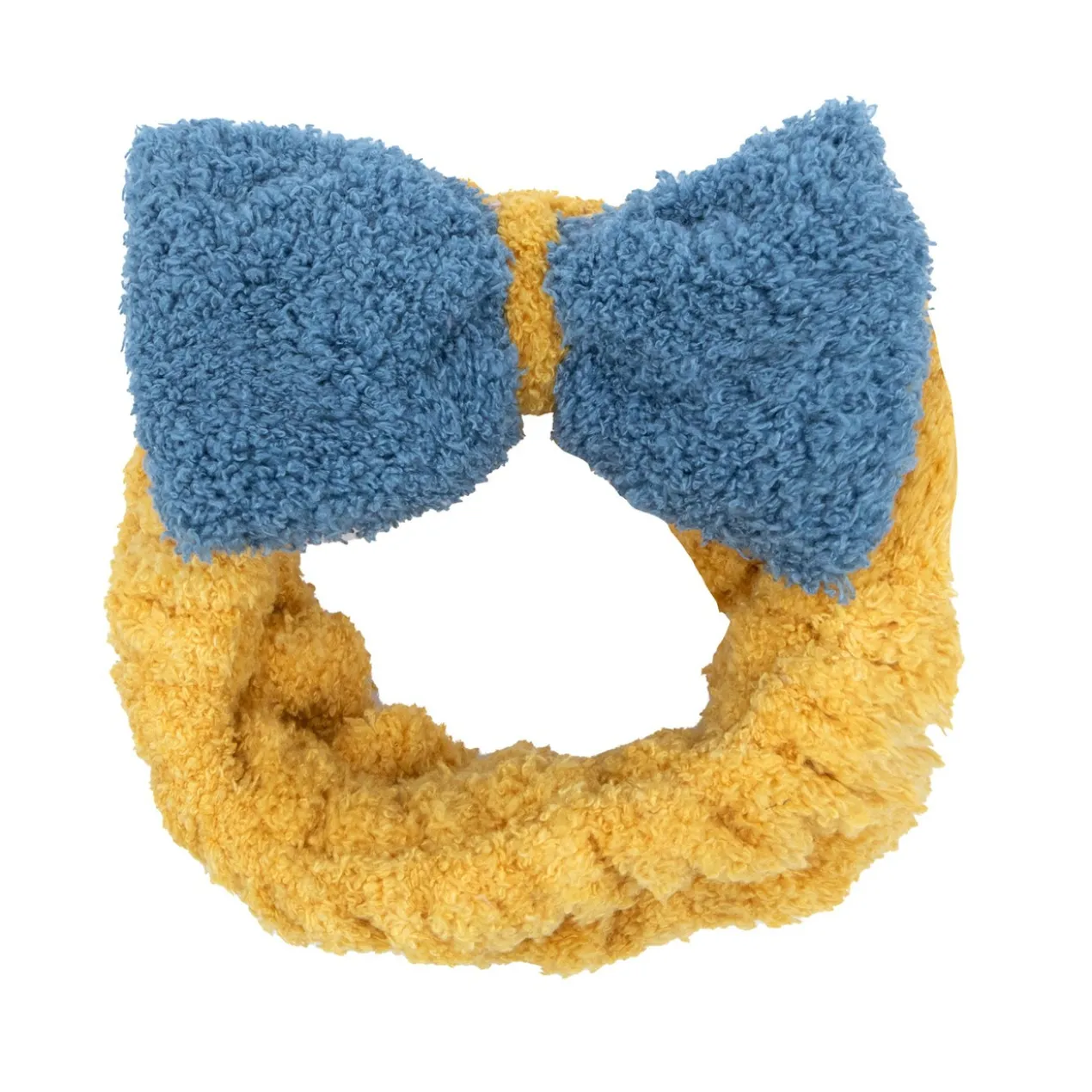 Turbante de Banho Laço Amarelo