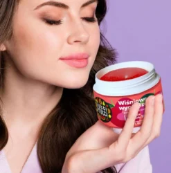 Tutti frutti cereja e baunilha esfoliante corporal