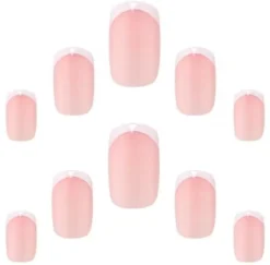 Unhas Postiças Elegant Touch Salon French 160