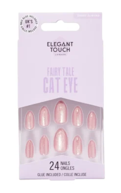 Unhas Postiças Fairy Tale Cat Eye Short Almond