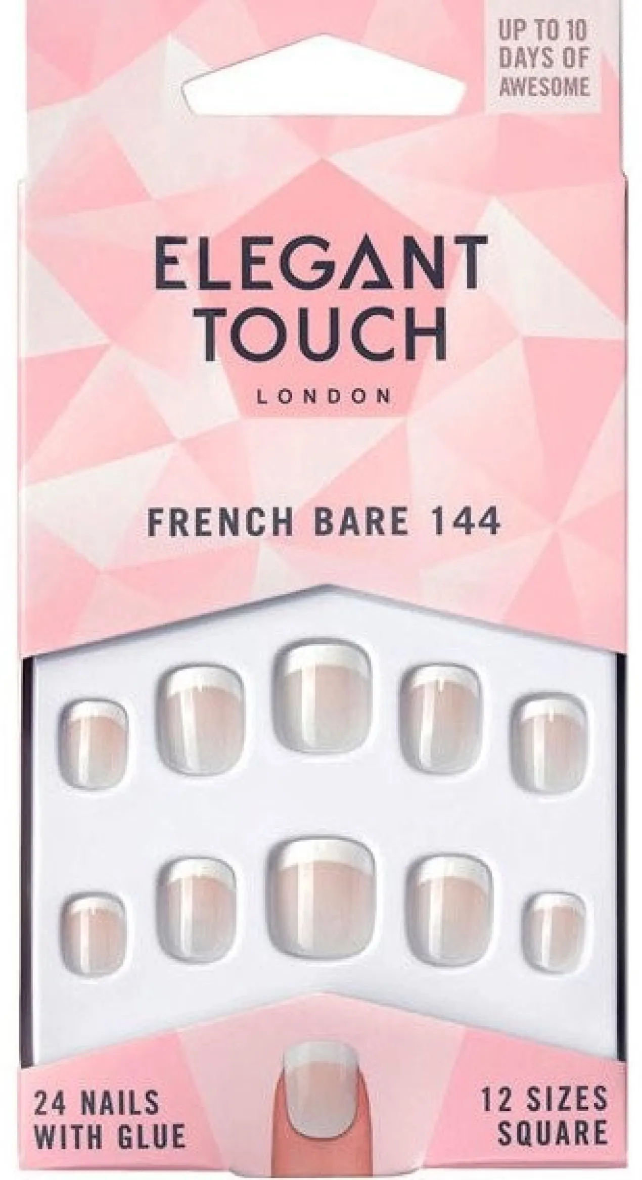 Unhas postiças French Bare 144