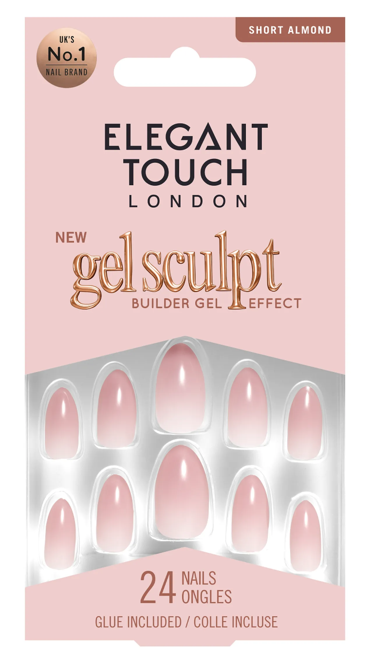 Unhas Postiças Gel Sculpt Rose Latte