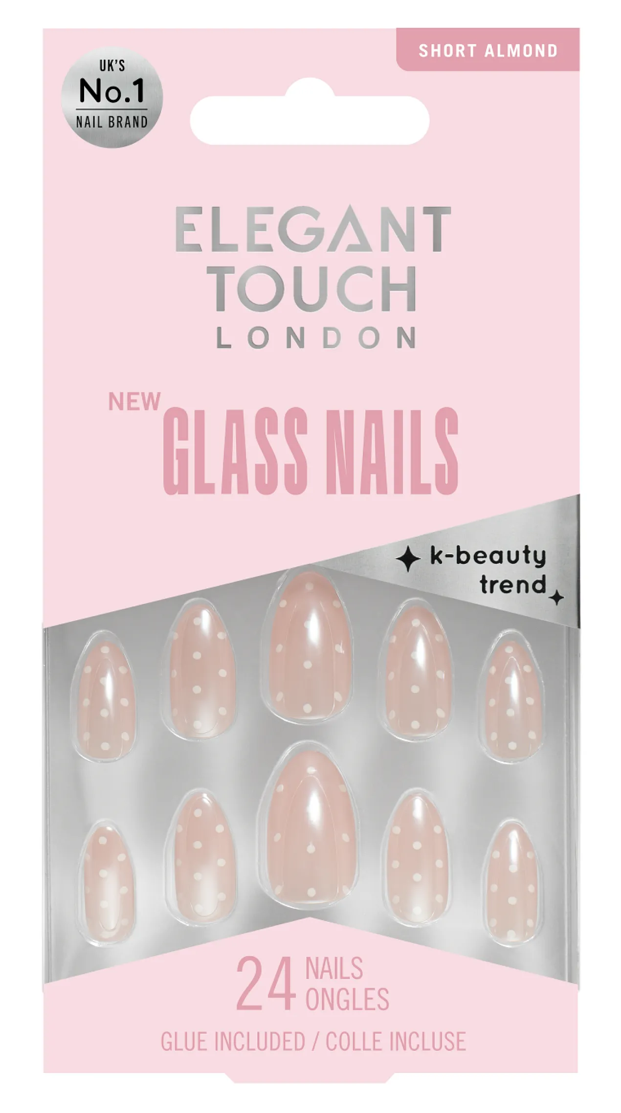 Unhas Postiças Glass Nails Polka