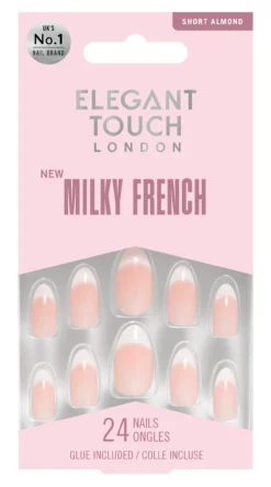 Unhas Postiças Milky Rose