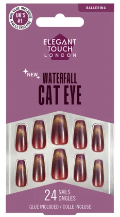 Unhas postiças Waterfall Cat Eye Ballerina Edição Limitada