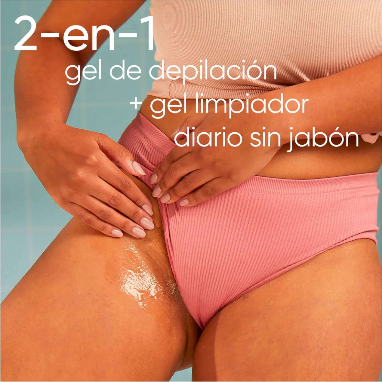 Venus Satin Care 2 em 1 Gel de Limpeza + Gel de Depilação