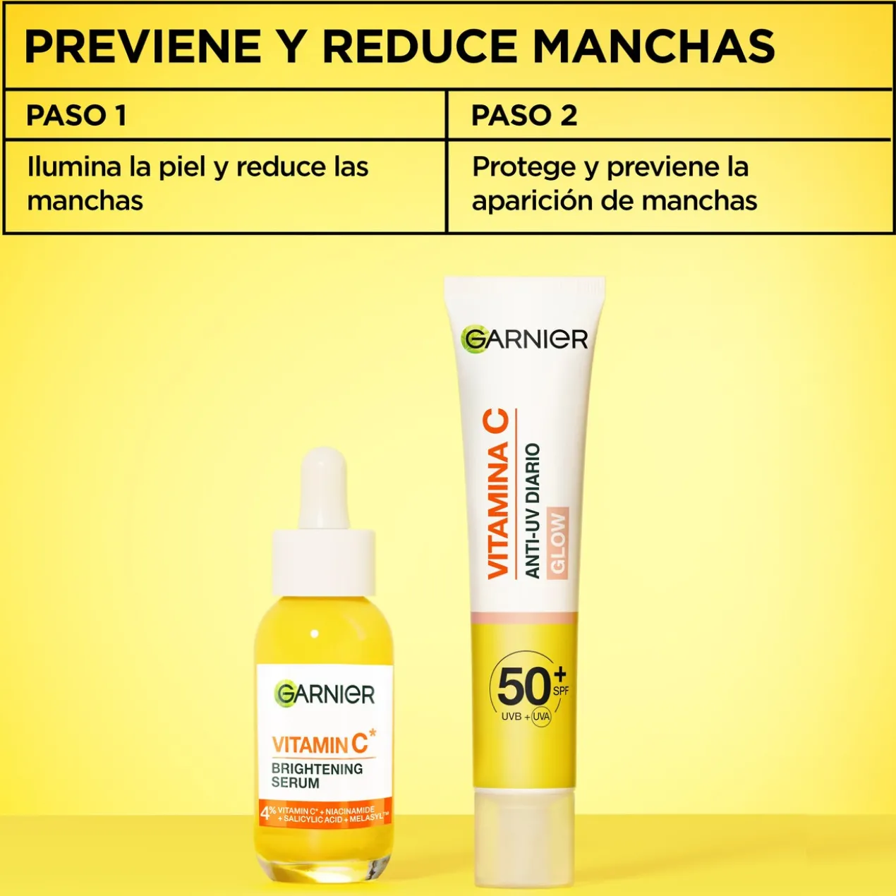 Vitamina C Fluido Diário Anti-Manchas e Anti-UV Efeito Glow com SPF50+