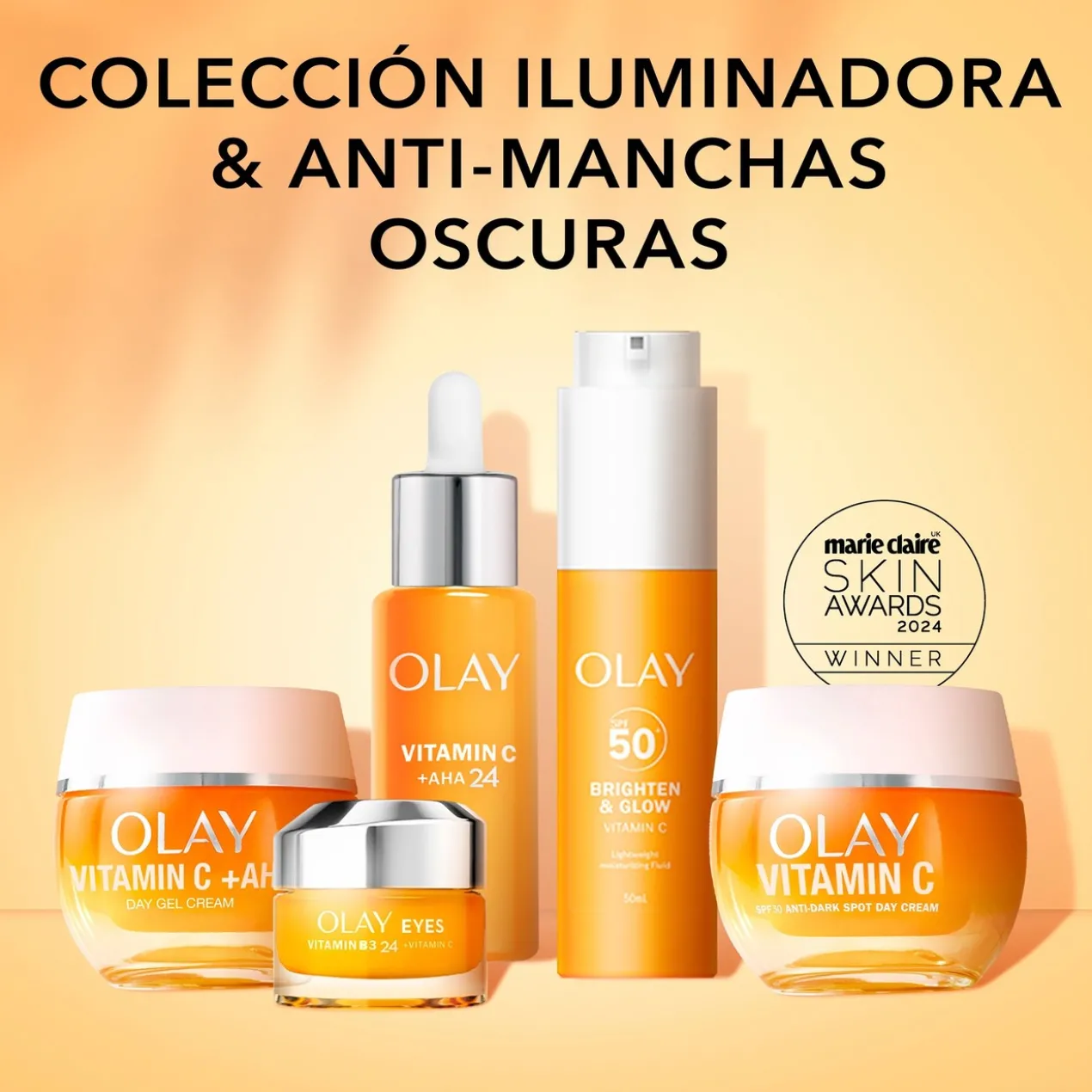 Vitamin C Brighten & Glow Fluido Hidratante SPF50+