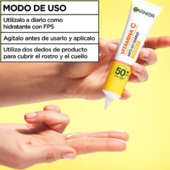 Vitamin C Fluido Invisible Diário Anti-Manchas e Anti-UV com SPF50+