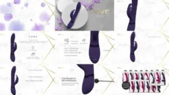 Vive by Shots Sora Up & Down Vibrador de Coelhinho com Anéis Estimuladores