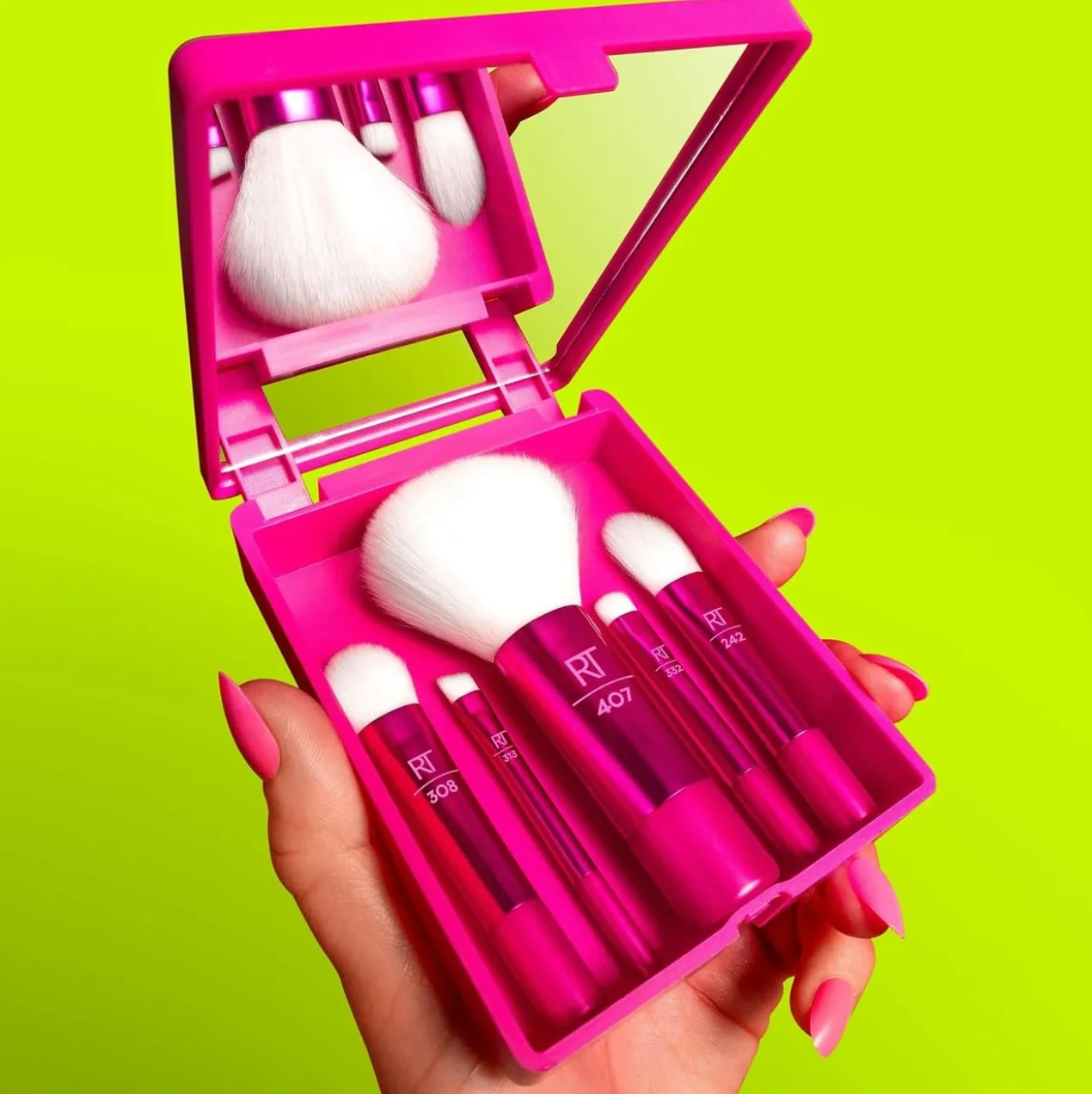 Vivid Escape Glow-To-Go Set de Pincéis de Viagem Edição Limitada