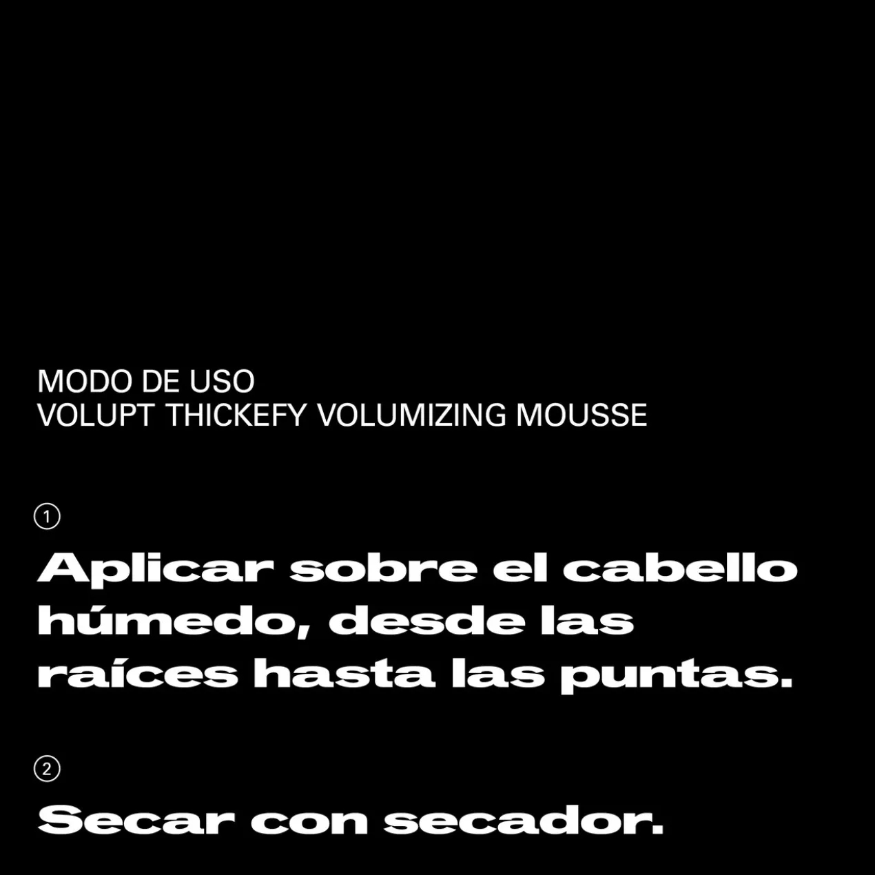 Volupt Thickefy Espuma Voluminizadora Profissional