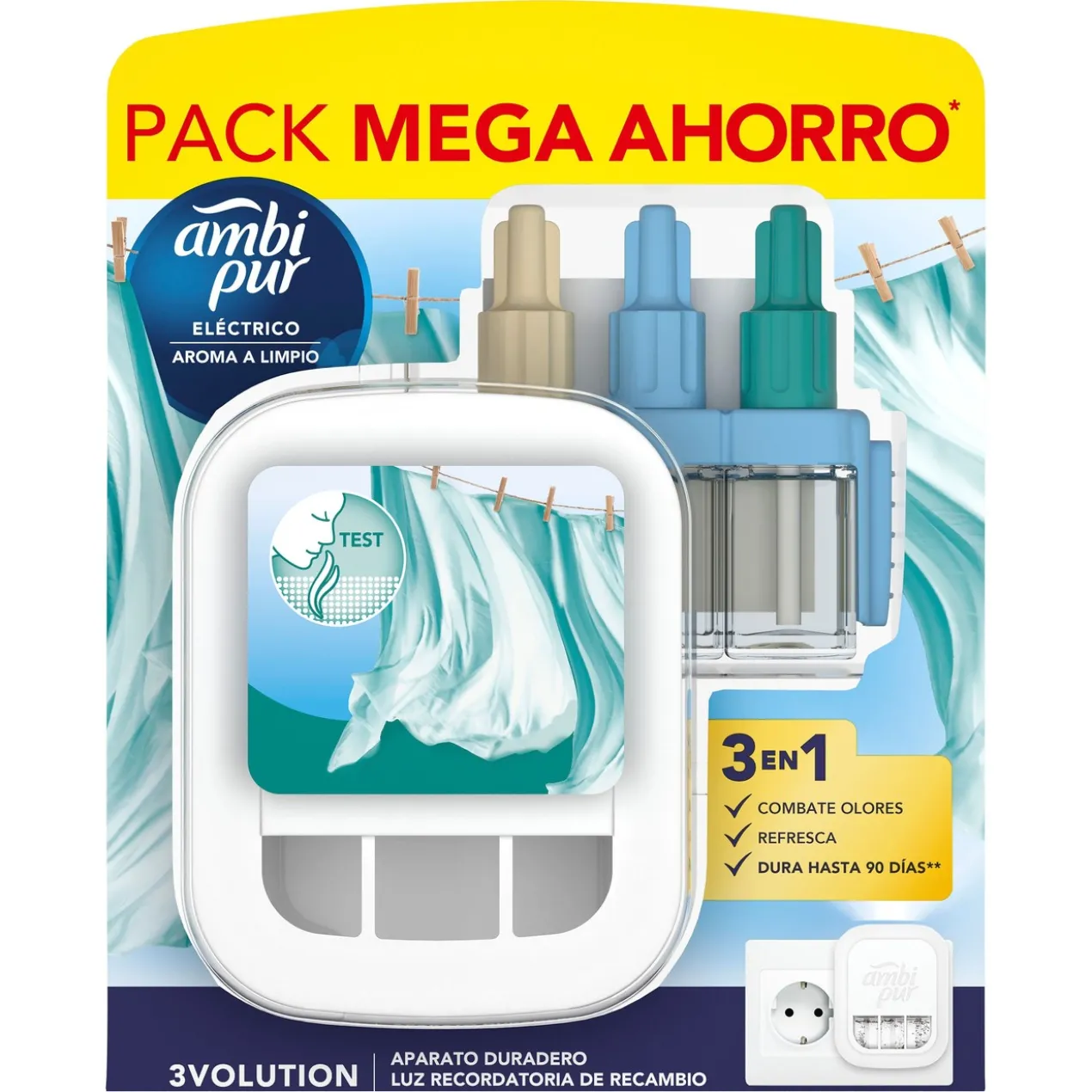 3Volution Ambientador Elétrico com Recarga