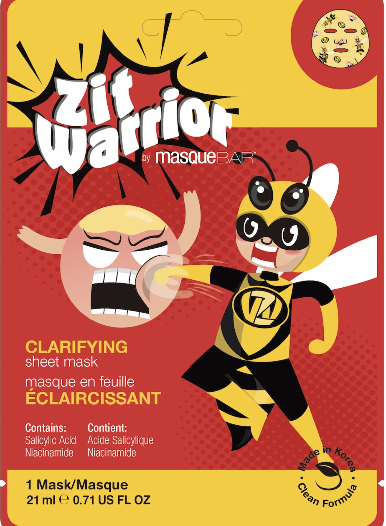 Zit Warrior Máscara Facial Clarificante